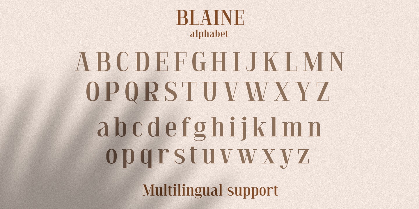 Example font Blaine #3